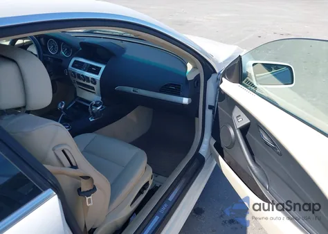 2008 BMW 650I z USA, uszkodzony, nr VIN WBAEA53528CV85145